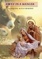 Away in a manger SAT choral sheet music cover